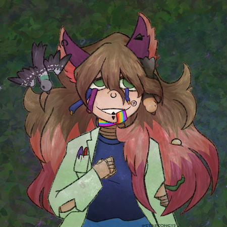 Shaded Coloured Pencil - 1 Half 15$ + Accessories (Birds) [+2$] = 17$